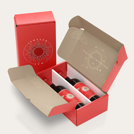 2 Bottle Wine Mailer Boxes